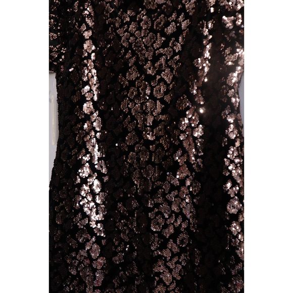 New RO & DE Anthropologie Andi Sequined Tee Dress Size Small - Picture 5 of 7